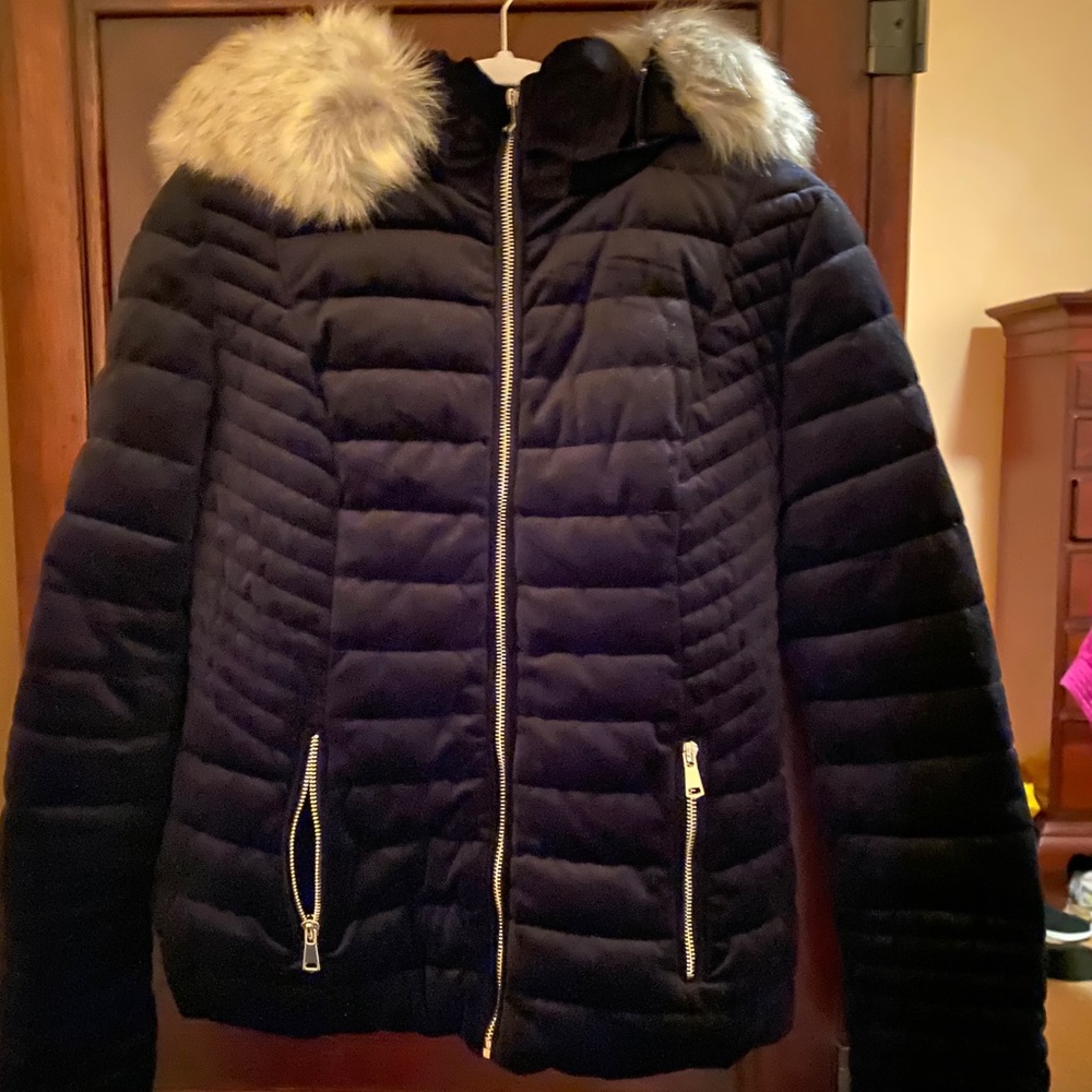 Fashion Nova Black Puffer Jacket